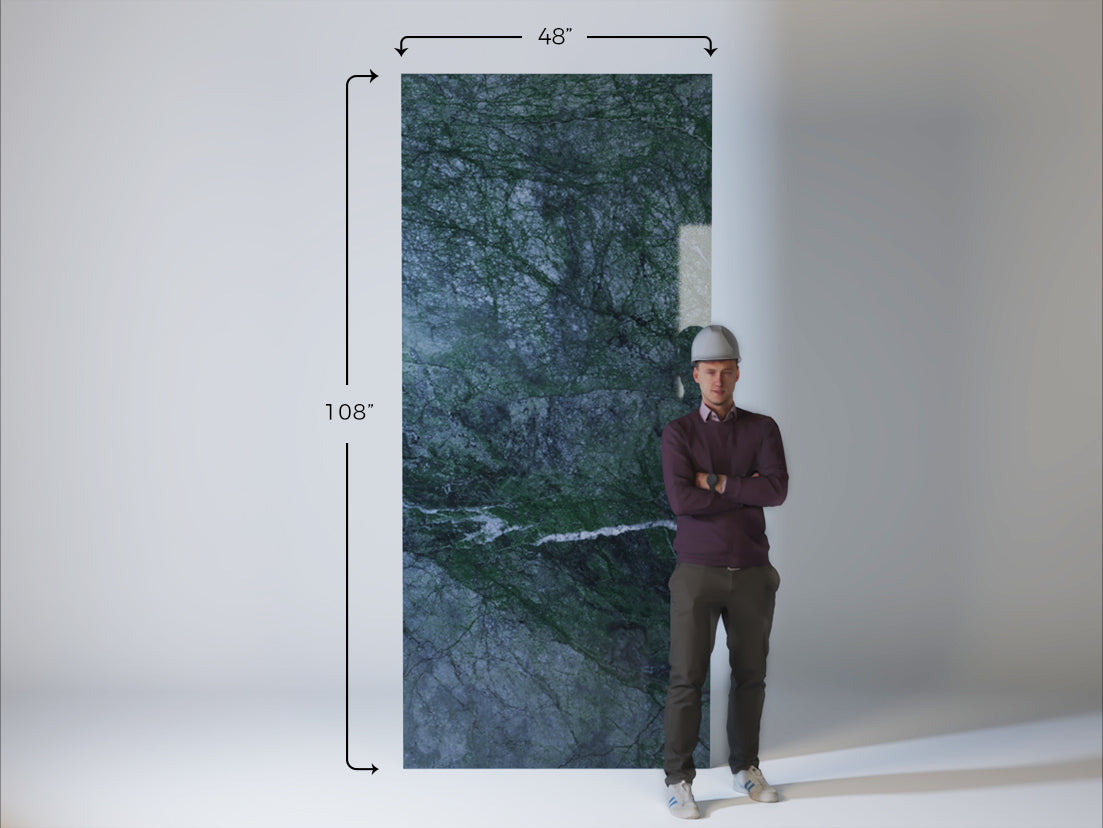 Green Marble Look Panel