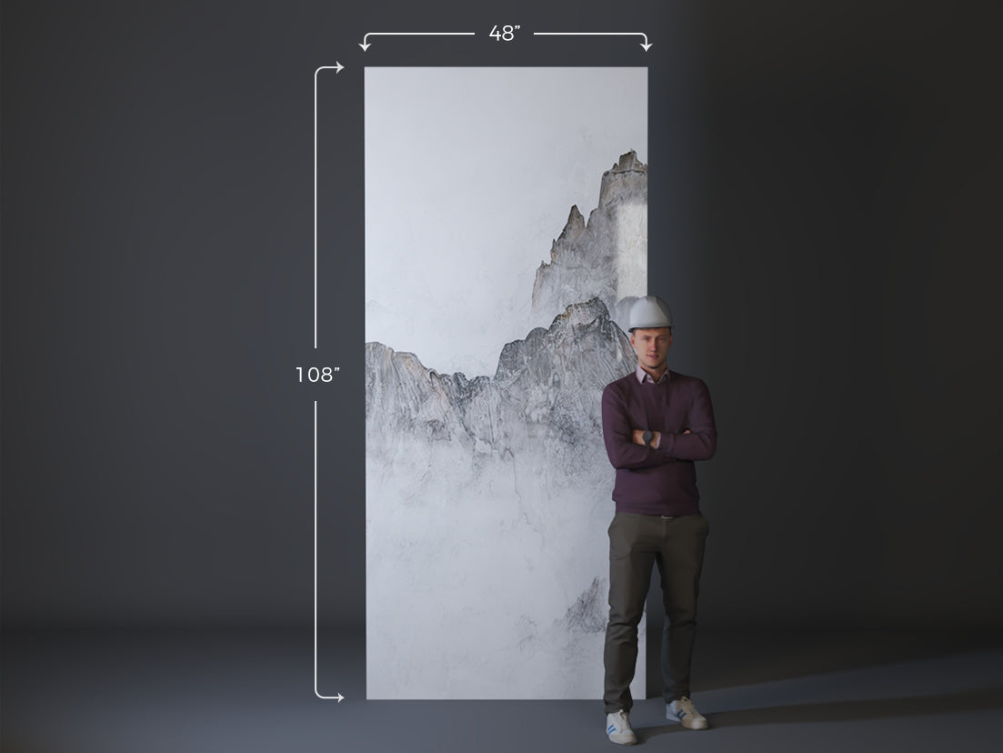 Fog Mountain Marble look panel