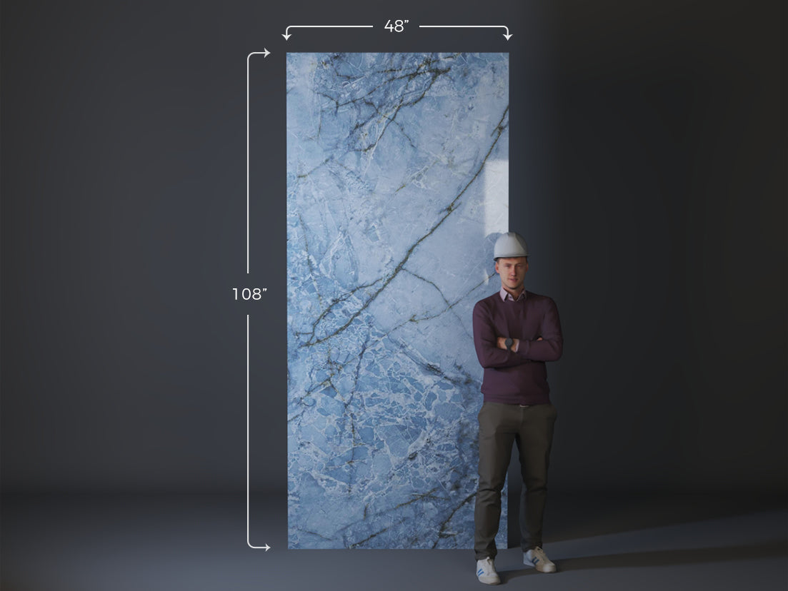 Atlantis Blue Marble look panel