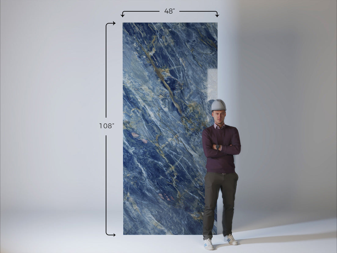 Macauba Blue Marble look panel