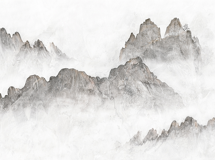 Fog Mountain Marble look panel