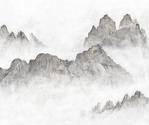Fog Mountain Marble look panel