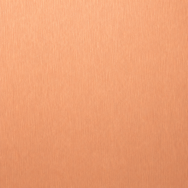Brushed Copper Metallic Wall Panel