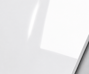 High-Gloss White Wall Panel