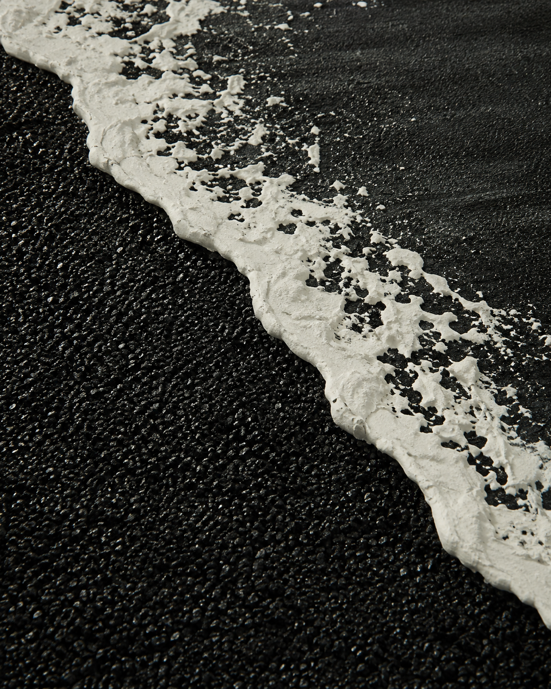 Black and white textured abstract wall art