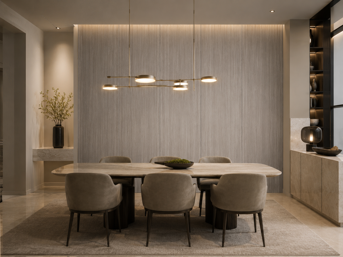 WALLSMARK wood-look wall panel interior application