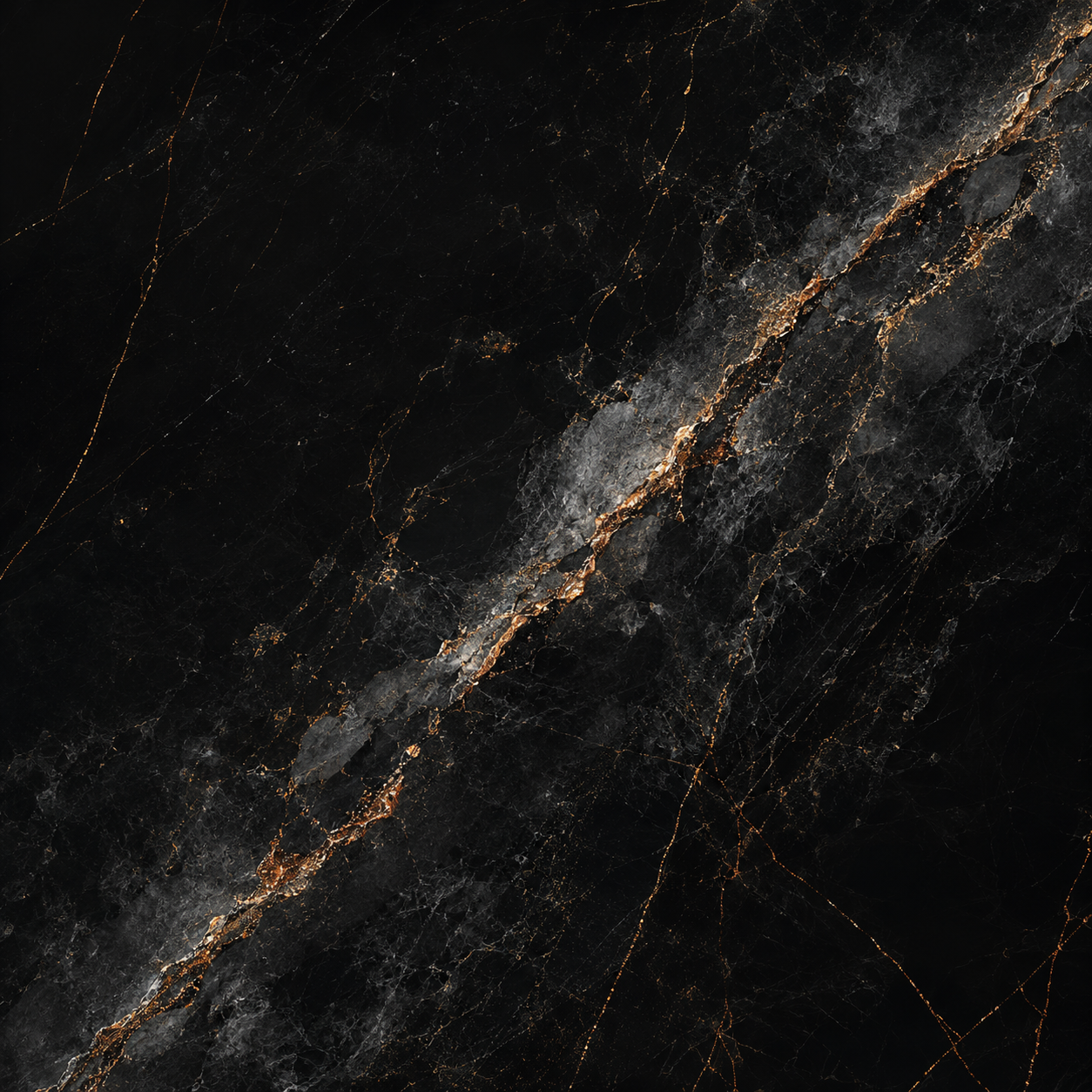 Obsidian Gold Marble