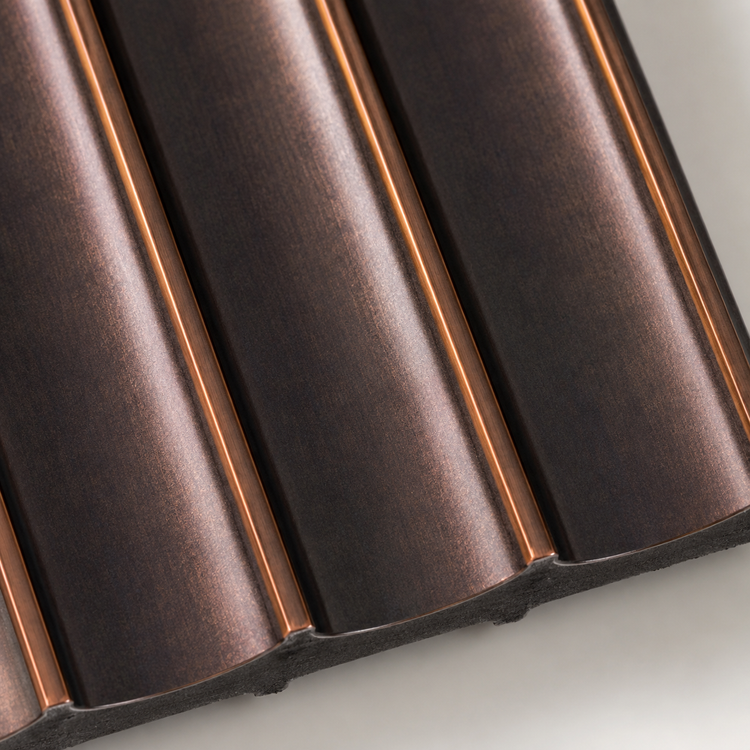 Antique Bronze Fluted PS Wall Panel