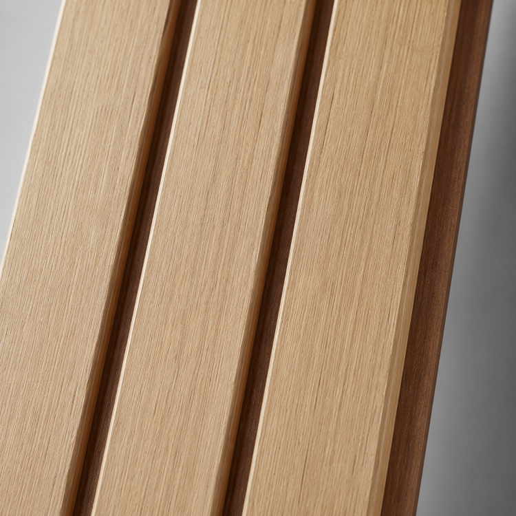Natural Oak Fluted PS Wall Panel