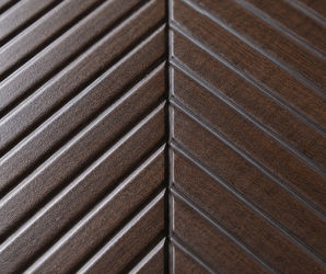 Espresso Chevron PS Wall Panel