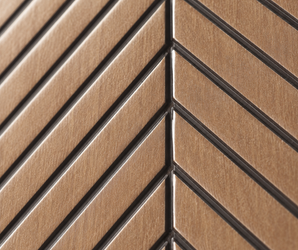 Natural Oak Chevron PS Wall Panel
