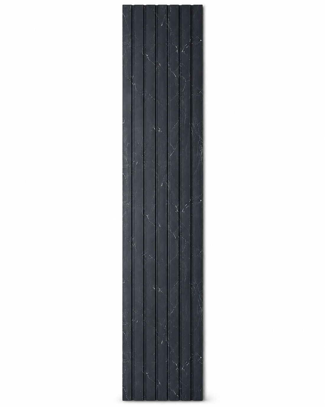 Dark PS wall panel application in a commercial interior