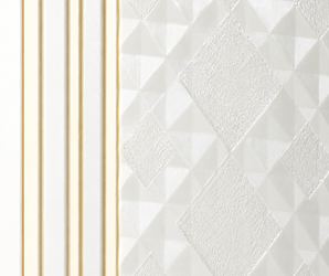 Pearl Gold Geometric PS Wall Panel