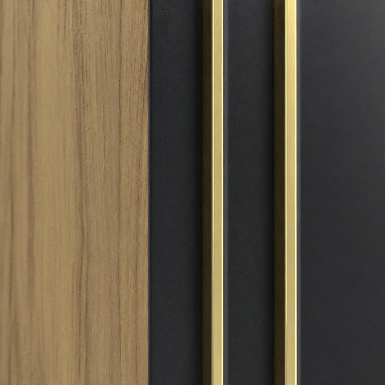 Pearl Gold Geometric PS Wall Panel