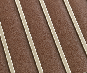Cognac Gold Fluted PS Wall Panel