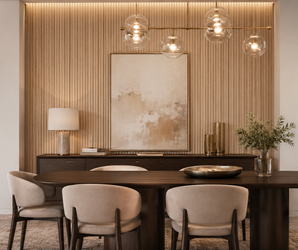 Natural Oak Fluted PS Wall Panel