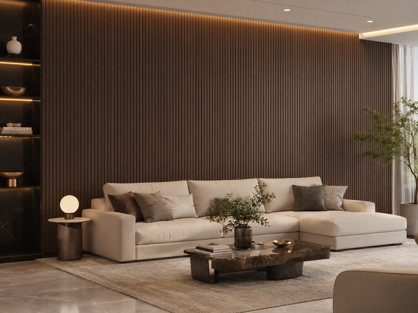 Smoked Walnut PS Wall Panel