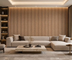 Natural Oak Chevron PS Wall Panel