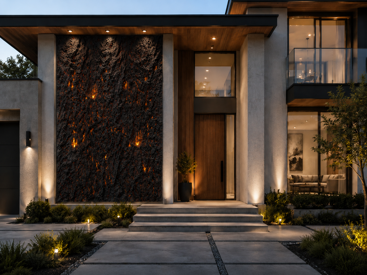 Lava Core PU Stone Panel