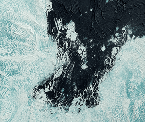 Abstract black and white ocean wave wall art with textured, coastal-inspired finish on decorative canvas panel.