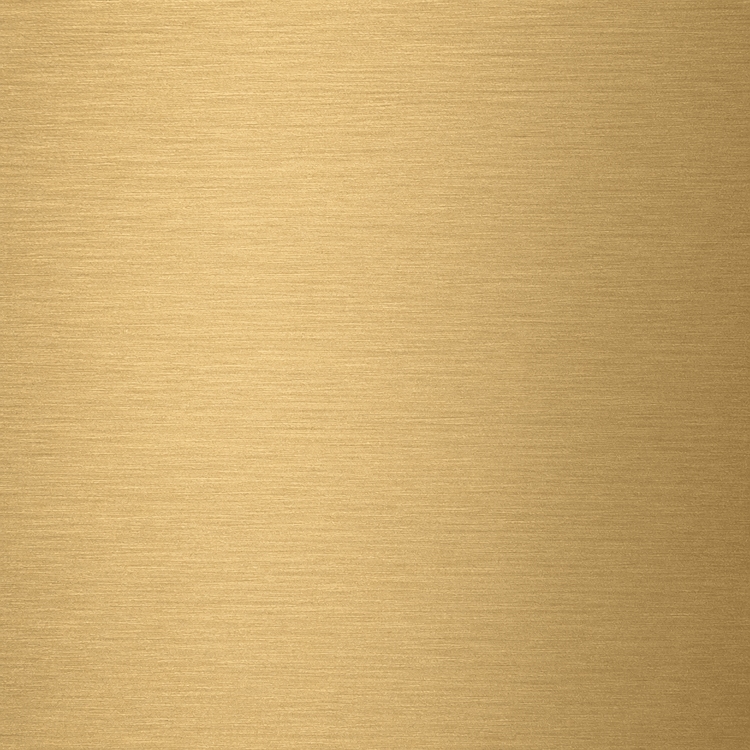Brushed gold wall panel with horizontal grain, soft sheen, and subtle metallic texture.