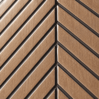 Chevron metallic line and wood texture wall panel for modern decorative wall cladding or PS wall panels.