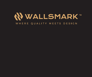 WALLSMARK wall panel sample kit with black cover, gold logo, and “WHERE QUALITY MEETS DESIGN” tagline.