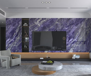Sapphire Purple Marble Panel