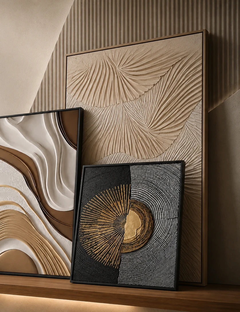 Wallsmark decorative and art collection interior display
