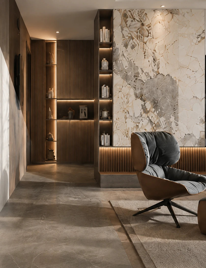 Wallsmark wall panels in a contemporary architectural interior